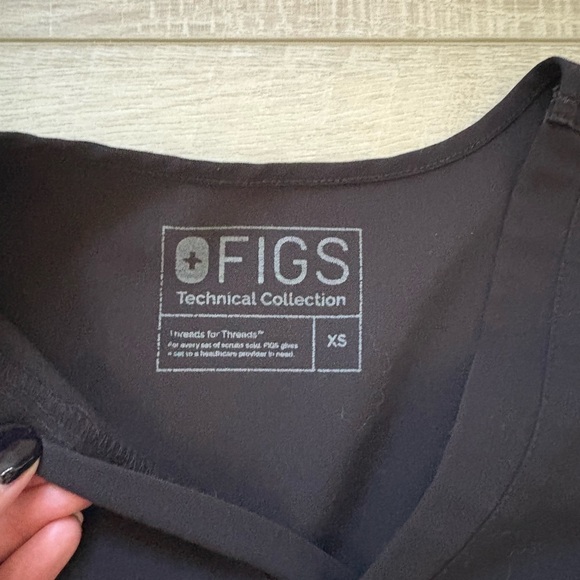 Figs Technical Collection Black Matching Scrub Set XS - Picture 2 of 6